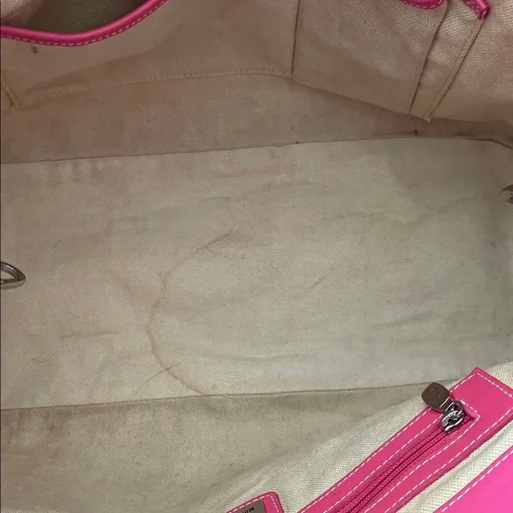 MCM Pink and Cream Tote Bag - Picture 14 of 14